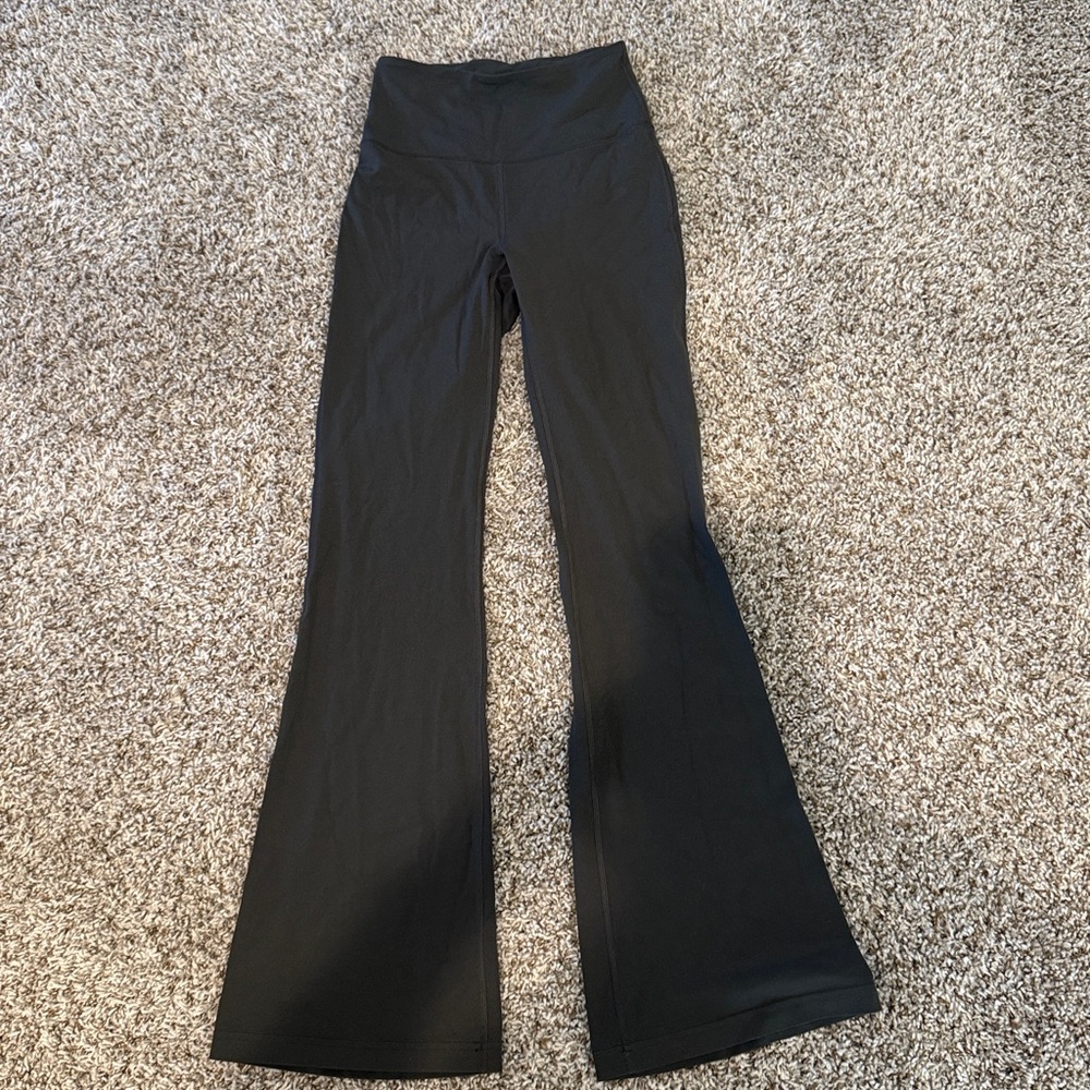 WORN ONCE! lululemon Align™ Groove Nulu High-Rise Flared Pant Regular Grey